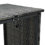 Sofá de jardín en forma de L con mesa y cojines ratán PE gris de , Conjuntos de jardín - Ref: Foro24-362348, Precio: 234,75 €...