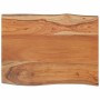 Tablero rectangular madera de acacia borde vivo 80x60x2,5 cm de , Tableros para mesas - Ref: Foro24-370620, Precio: 85,15 €, ...