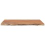 Tablero rectangular madera de acacia borde vivo 80x60x2,5 cm de , Tableros para mesas - Ref: Foro24-370620, Precio: 85,15 €, ...