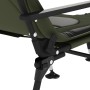 Tumbona de pesca con patas para barro ajustable plegable verde de , Camas para exteriores - Ref: Foro24-4006420, Precio: 177,...