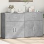 Aparador de madera ingeniería 2 uds gris hormigón 60x31x70 cm de , Aparadores - Ref: Foro24-3276549, Precio: 136,54 €, Descue...