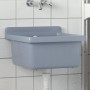 Fregadero lavabo de pared resina gris 40x40x24 cm de , Fregaderos - Ref: Foro24-4002796, Precio: 56,13 €, Descuento: %