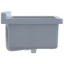 Fregadero lavabo de pared resina gris 40x40x24 cm de , Fregaderos - Ref: Foro24-4002796, Precio: 56,13 €, Descuento: %