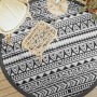 Alfombra de exterior ARAKIL negra Ø200 cm PP de , Protectores para exterior - Ref: Foro24-368516, Precio: 41,45 €, Descuento: %