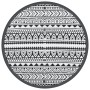 Alfombra de exterior ARAKIL negra Ø200 cm PP de , Protectores para exterior - Ref: Foro24-368516, Precio: 41,45 €, Descuento: %