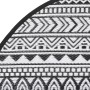 Alfombra de exterior ARAKIL negra Ø200 cm PP de , Protectores para exterior - Ref: Foro24-368516, Precio: 41,45 €, Descuento: %