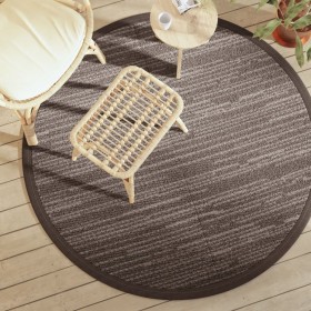 Alfombra de exterior ARAKIL marrón Ø160 cm PP de , Protectores para exterior - Ref: Foro24-368487, Precio: 30,71 €, Descuento: %