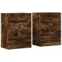 Aparadores 2 uds madera de ingeniería roble ahumado 60x39x80 cm de , Aparadores - Ref: Foro24-3276627, Precio: 198,96 €, Desc...