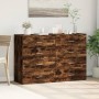 Aparadores 2 uds madera de ingeniería roble ahumado 60x39x80 cm de , Aparadores - Ref: Foro24-3276627, Precio: 198,96 €, Desc...