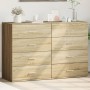 Aparadores 2 uds madera de ingeniería roble Sonoma 60x39x80 cm de , Aparadores - Ref: Foro24-3276625, Precio: 203,51 €, Descu...