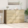 Aparadores 2 uds madera de ingeniería roble Sonoma 60x39x80 cm de , Aparadores - Ref: Foro24-3276625, Precio: 203,51 €, Descu...