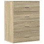 Aparadores 2 uds madera de ingeniería roble Sonoma 60x39x80 cm de , Aparadores - Ref: Foro24-3276625, Precio: 203,51 €, Descu...