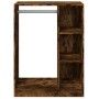 Armario de madera de ingeniería roble ahumado 77x48x102 cm de , Organizadores de vestidores y perchas de barra - Ref: Foro24-...