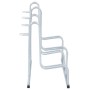 Soporte para 4 bicicletas suelo independiente acero galvanizado de , Bases y soportes para almacenar bicicletas - Ref: Foro24...