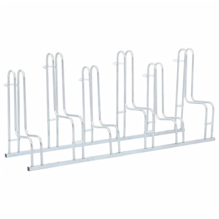 Soporte para 6 bicicletas suelo independiente acero galvanizado de , Bases y soportes para almacenar bicicletas - Ref: Foro24...