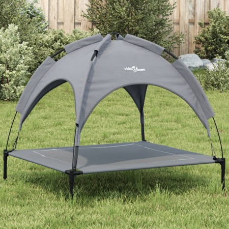 Cama para perros con dosel antracita tela oxford y acero de , Camas para perros - Ref: Foro24-172598, Precio: 40,20 €, Descue...