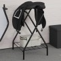 Soporte de montura plegable de pie independiente hierro negro de , Accesorios para sillas de montar - Ref: Foro24-172440, Pre...