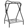 Soporte de montura plegable de pie independiente hierro negro de , Accesorios para sillas de montar - Ref: Foro24-172440, Pre...