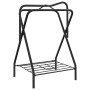 Soporte de montura plegable de pie independiente hierro negro de , Accesorios para sillas de montar - Ref: Foro24-172440, Pre...