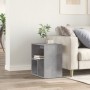 Mesa auxiliar de madera contrachapada gris hormigón 50x30x50 cm de , Mesas auxiliares - Ref: Foro24-840561, Precio: 37,21 €, ...