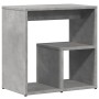 Mesa auxiliar de madera contrachapada gris hormigón 50x30x50 cm de , Mesas auxiliares - Ref: Foro24-840561, Precio: 37,21 €, ...