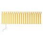 Toldo retráctil automático persiana LED 4,5x3m amarillo blanco de vidaXL, Toldos - Ref: Foro24-3069328, Precio: 468,89 €, Des...