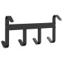 Perchero colgador de bridas con 4 ganchos acero negro de , Accesorios para riendas de caballos - Ref: Foro24-172461, Precio: ...