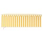 Toldo retráctil manual con persiana amarillo y blanco 4,5x3 m de vidaXL, Toldos - Ref: Foro24-3069318, Precio: 427,66 €, Desc...