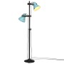 Lámpara de pie azul desgastado 25 W E27 25x25x90/140 cm de , Lámparas - Ref: Foro24-371846, Precio: 124,52 €, Descuento: %