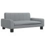 Sofá para niños de tela gris claro 70x45x30 cm de , Mobiliario para bebés y niños pequeños - Ref: Foro24-3196269, Precio: 78,...