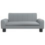 Sofá para niños de tela gris claro 70x45x30 cm de , Mobiliario para bebés y niños pequeños - Ref: Foro24-3196269, Precio: 78,...
