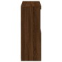 Aparador con luces LED roble marrón 81x37x100 cm de , Aparadores - Ref: Foro24-836678, Precio: 117,77 €, Descuento: %