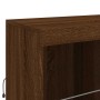 Aparador con luces LED roble marrón 81x37x100 cm de , Aparadores - Ref: Foro24-836678, Precio: 117,77 €, Descuento: %