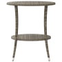 Sillas de jardín reclinables con mesa 2 uds ratán PE gris de , Sillas de jardín - Ref: Foro24-365707, Precio: 293,40 €, Descu...