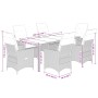 Set de comedor de jardín 9 pzas y cojines ratán sintético negro de , Conjuntos de jardín - Ref: Foro24-3276686, Precio: 1,00 ...