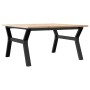 Mesa de centro marco Y madera maciza pino y acero 90x90x45 cm de , Mesas de cocina y de comedor - Ref: Foro24-3282709, Precio...