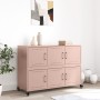 Aparador de acero rosa 100,5x39x72 cm de , Aparadores - Ref: Foro24-846741, Precio: 161,37 €, Descuento: %