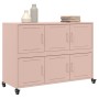 Aparador de acero rosa 100,5x39x72 cm de , Aparadores - Ref: Foro24-846741, Precio: 161,37 €, Descuento: %