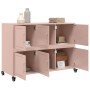 Aparador de acero rosa 100,5x39x72 cm de , Aparadores - Ref: Foro24-846741, Precio: 161,37 €, Descuento: %