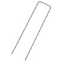 Clavijas de tierra forma U 25 uds acero galvanizado 15x3,5 cm de , Accesorios para tiendas de campaña - Ref: Foro24-4009359, ...