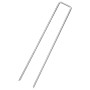 Clavijas de tierra forma U 25 uds acero galvanizado 20x3,5 cm de , Accesorios para tiendas de campaña - Ref: Foro24-4009365, ...