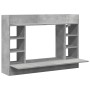 Escritorio de pared madera ingeniería gris hormigón 105x48x75cm de , Escritorios - Ref: Foro24-847971, Precio: 78,55 €, Descu...