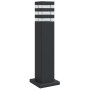 Lámpara de suelo de exterior aluminio negro 50 cm de , Iluminación de exterior - Ref: Foro24-4006393, Precio: 49,01 €, Descue...