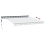 Toldo retráctil automático gris antracita y blanco 400x350 cm de , Toldos - Ref: Foro24-3215810, Precio: 448,29 €, Descuento: %