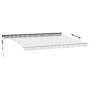 Toldo retráctil automático luz LED antracita blanco 500x350 cm de , Toldos - Ref: Foro24-3215819, Precio: 762,66 €, Descuento: %