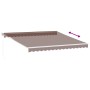 Toldo retráctil manual marrón 400x300 cm de , Toldos - Ref: Foro24-3215700, Precio: 265,75 €, Descuento: %