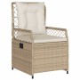 Set comedor de jardín 9 pzas con cojines ratán sintético beige de , Conjuntos de jardín - Ref: Foro24-3263019, Precio: 1,00 €...