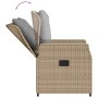 Set comedor de jardín 3 pzas con cojines ratán sintético beige de , Conjuntos de jardín - Ref: Foro24-3262868, Precio: 323,60...
