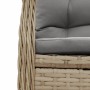 Set comedor de jardín 3 pzas con cojines ratán sintético beige de , Conjuntos de jardín - Ref: Foro24-3262868, Precio: 323,60...