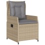 Set comedor de jardín 5 pzas con cojines ratán sintético beige de , Conjuntos de jardín - Ref: Foro24-3262877, Precio: 530,26...